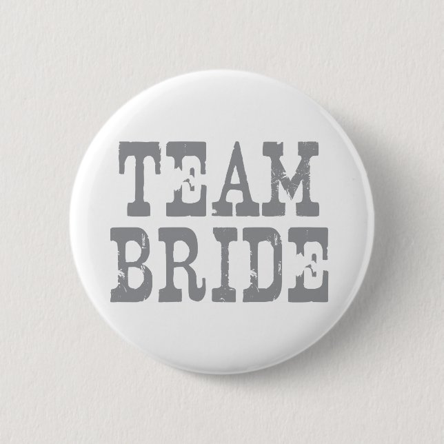 Badge Rond 5 Cm Équipe Bride Western Grey (Devant)