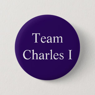 Badge Rond 5 Cm Équipe Charles I