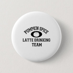 Badge Rond 5 Cm Équipe citrouille Latte Spice - Psl Lover Fall