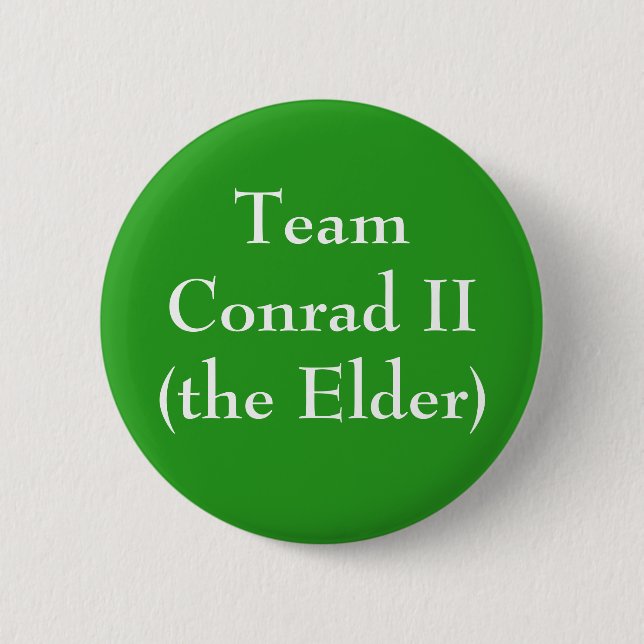 Badge Rond 5 Cm Équipe Conrad II (l'aîné) (Devant)