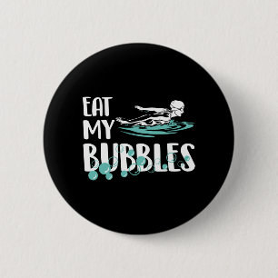 Badge Rond 5 Cm Équipe cycliste Eat My Bubbles
