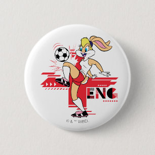 Badge Rond 5 Cm Équipe d'Angleterre de football graphique de Lola 