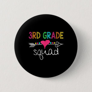 Badge Rond 5 Cm Équipe de 3e année Troisième Enseignant Équipe d'é