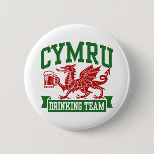 Badge Rond 5 Cm Équipe de boisson CYMRU