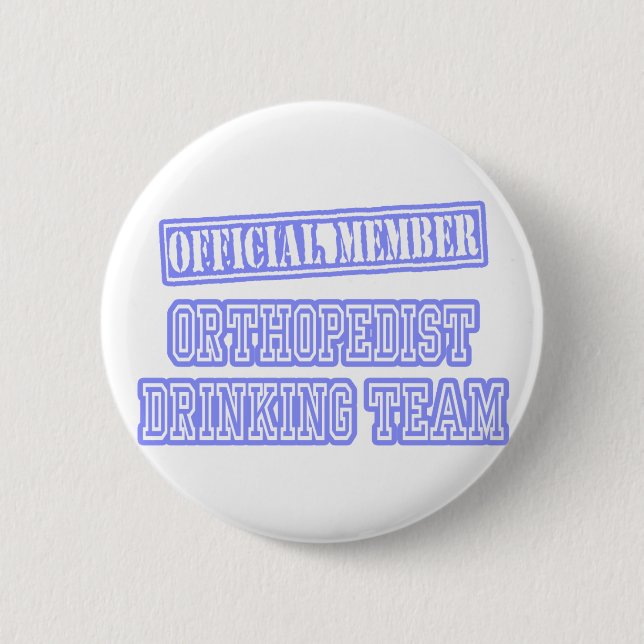 Badge Rond 5 Cm Équipe De Boissons Orthopédiste (Devant)