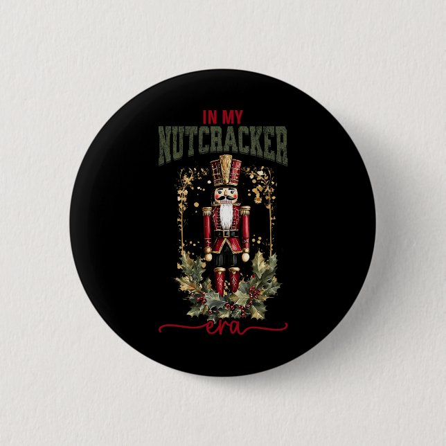 Badge Rond 5 Cm Équipe De Casse-Noisettes Rose Dans Mon Époque De  (Devant)