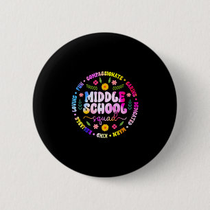 Badge Rond 5 Cm Équipe de collège équipe d'enseignants de collège