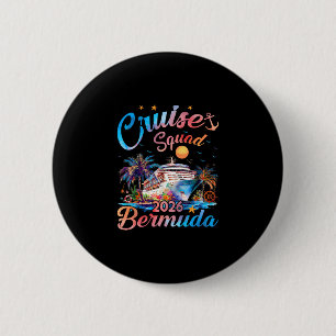 Badge Rond 5 Cm Équipe de croisière 2026 Cadeau de vacances en fam