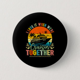 Badge Rond 5 Cm Équipe de croisière 2026 Groupe familial correspon