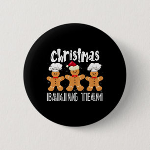 Badge Rond 5 Cm Équipe de cuisson des cookies Équipe de rapprochem