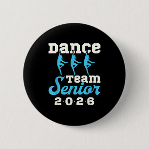 Badge Rond 5 Cm Équipe de danse senior 2026 soirée de fin d'études