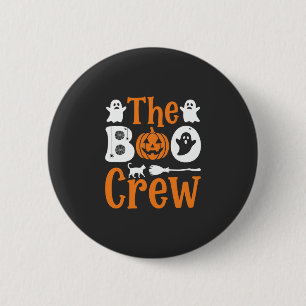 Badge Rond 5 Cm Équipe de fantômes de citrouille de chat de concep