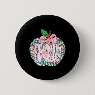 Badge Rond 5 Cm Équipe de femmes enseignantes de quatrième année A