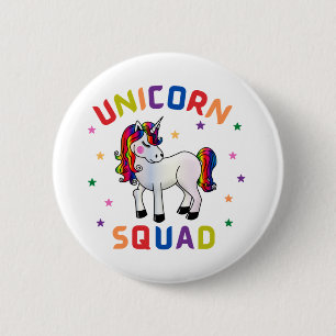 Badge Rond 5 Cm Équipe de la licorne