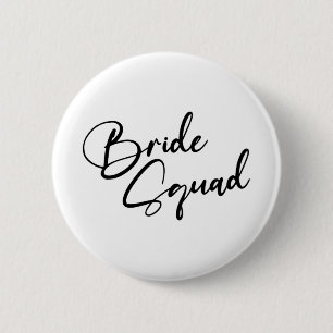 Badge Rond 5 Cm Équipe de la mariée Demoiselle d'honneur de la mar