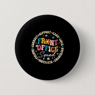 Badge Rond 5 Cm Équipe de la réception retour à l'école premier jo
