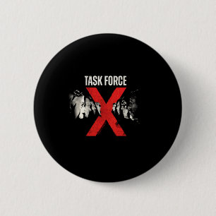Badge Rond 5 Cm Équipe de méchants hommes Task Force X Performance
