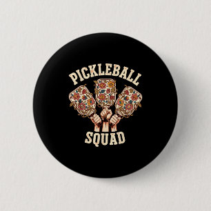 Badge Rond 5 Cm Équipe de pickleball drôle équipe de pickleball fe