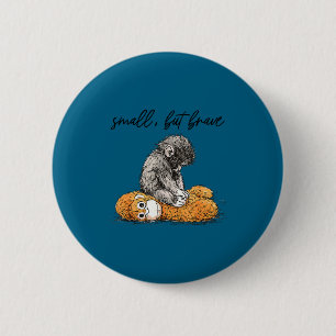 Badge Rond 5 Cm Équipe de punch bébé singe punch singe mème