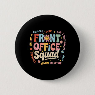 Badge Rond 5 Cm Équipe de réception colorée Appréciation Quot