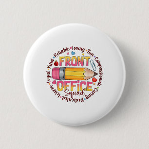 Badge Rond 5 Cm Équipe de réception colorée Appréciation Quot