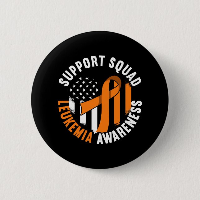 Badge Rond 5 Cm Équipe de sensibilisation I Cellules de sang Cance (Devant)