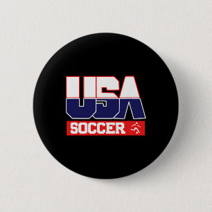 Badge Rond 5 Cm Équipe de soccer Usa - Sports américains hommes et