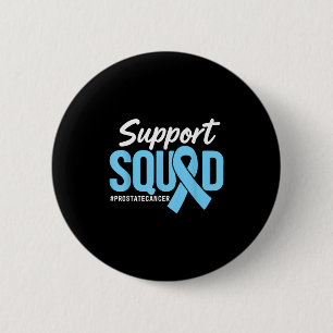 Badge Rond 5 Cm Équipe de soutien à la sensibilisation au cancer d