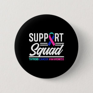 Badge Rond 5 Cm Équipe de soutien aux guerriers du cancer Cancer T