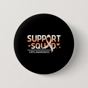 Badge Rond 5 Cm Équipe De Soutien Famille De L'Équipe De Soutien D