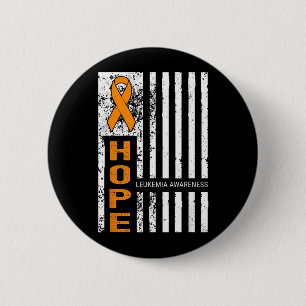 Badge Rond 5 Cm Équipe de soutien Hope Sensibilisation à la leucém
