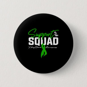 Badge Rond 5 Cm Équipe de soutien mois de sensibilisation à la mal