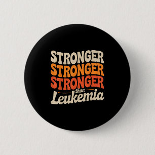 Badge Rond 5 Cm Équipe de soutien Orange Ruban Leucémie Cancer du