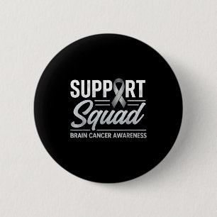 Badge Rond 5 Cm Équipe de soutien pour la sensibilisation au cance