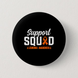 Badge Rond 5 Cm Équipe de soutien pour la sensibilisation au cance