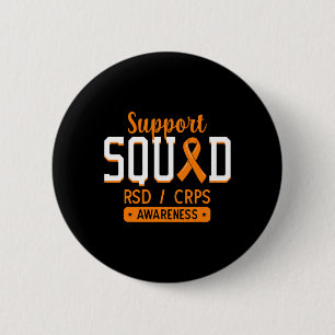 Badge Rond 5 Cm Équipe De Soutien Rsdcrps Complexe Syndro régional