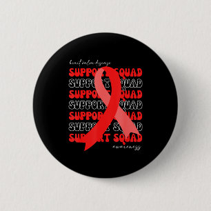 Badge Rond 5 Cm Équipe de soutien Sensibilisation à la maladie des