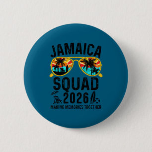 Badge Rond 5 Cm équipe de vacances en Jamaïque 2026 voyage en fami