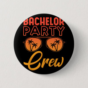Badge Rond 5 Cm Équipe d'enterrement de vie de garçon Groupe de ma