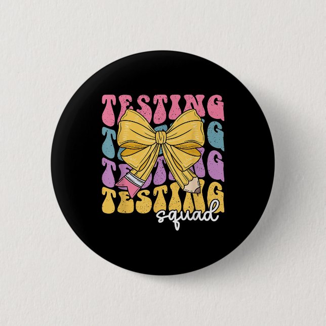 Badge Rond 5 Cm Équipe d'essai de l'État enseignant Motivation Co (Devant)