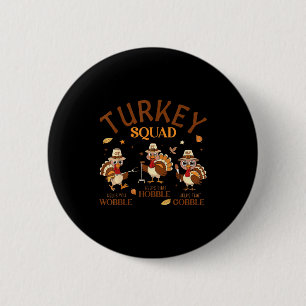 Badge Rond 5 Cm Équipe dinde Ot Pt Slp Ergothérapie Merci