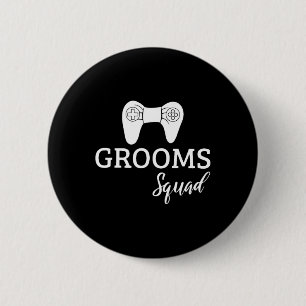Badge Rond 5 Cm Équipe du marié Mariage Enterrement de vie de garç
