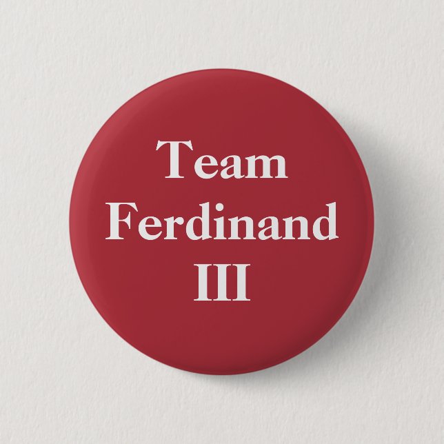 Badge Rond 5 Cm Équipe Ferdinand III (Devant)