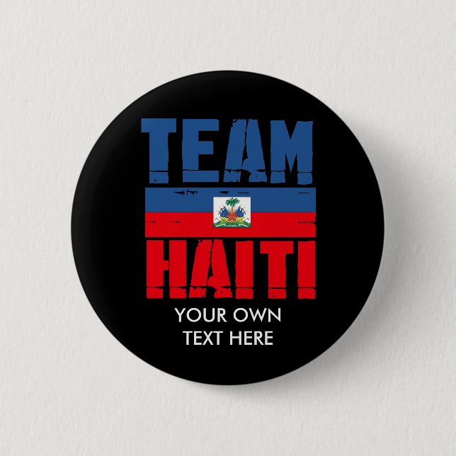 BADGE ROND 5 CM ÉQUIPE HAÏTI (Devant)