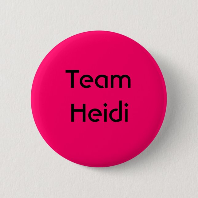 Badge Rond 5 Cm Équipe Heidi (Devant)