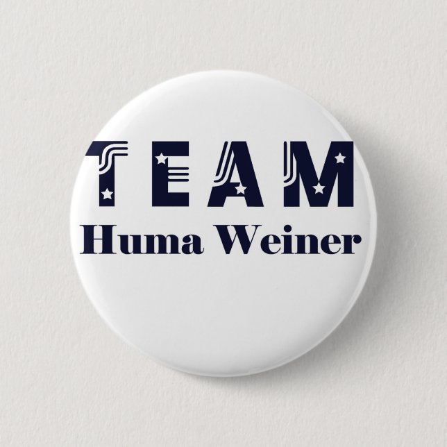 Badge Rond 5 Cm ÉQUIPE Huma Weiner (Devant)