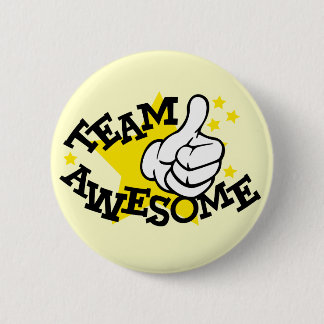 Badge Rond 5 Cm Équipe impressionnante