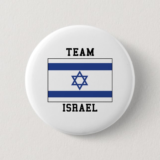 Badge Rond 5 Cm Équipe Israël (Devant)
