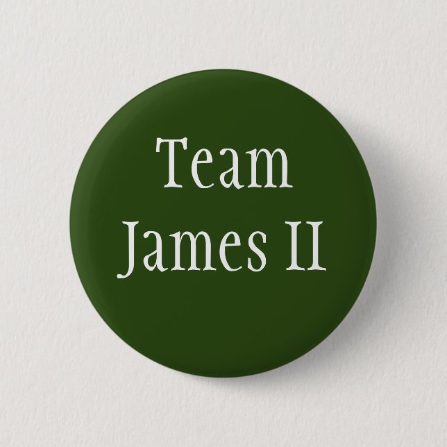 Badge Rond 5 Cm Équipe James II (Devant)