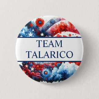 Badge Rond 5 Cm Équipe James Talarico pour Président